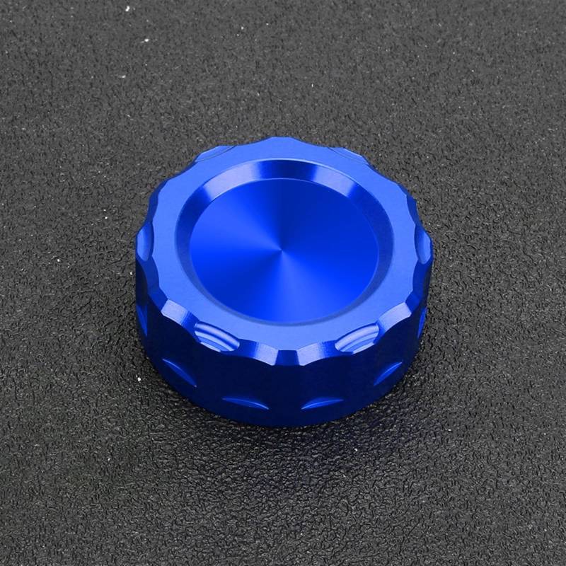 GKQRKVNM Kompatibel Mit Kawasaki Für Z750 2007 2008 2009 2010 2011 2012 2013 2014 Motorrad-Hinterradbremsflüssigkeitsbehälter-Öltankdeckel-Becherabdeckung(Blue) von GKQRKVNM