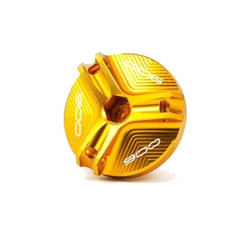 GKQRKVNM Kompatibel Mit Kawasaki Für Z900 2017 2018 2019 2020 2021 2022 2023 2024 Motorrad Hinten Vorne Bremsflüssigkeitsbehälterdeckel Öleinfülldeckel Steckerabdeckung(Oil Cap-Gold) von GKQRKVNM