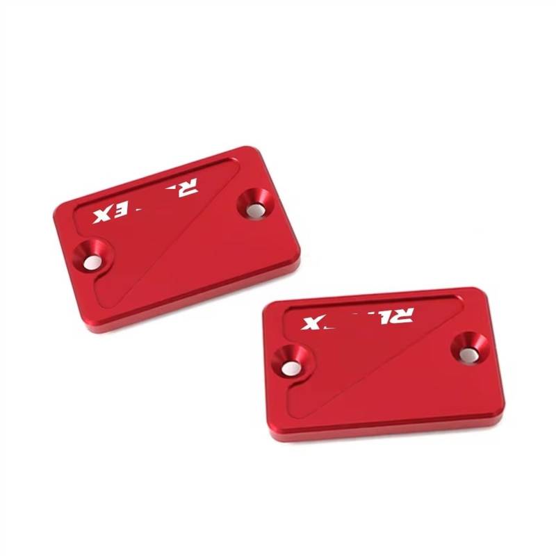 GKQRKVNM Kompatibel Mit NSS250 Für Reflex 2001 2002 2003 2004 2005 2006 2007 Vorderer Hinterer Bremsbehälterdeckel Motorrad-Hauptbremszylinder-Ölflüssigkeitskappe(Titanium) von GKQRKVNM