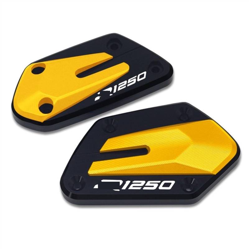 GKQRKVNM Kompatibel Mit R1250RS Für R1250RT Für R1250R 2019 2020 2021 2022 2023 2024 Motorradzubehör Vorderradbremskupplungsflüssigkeitsbehälter-Abdeckkappe(Gold) von GKQRKVNM