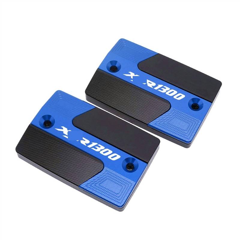 GKQRKVNM Kompatibel Mit XJR1300 1998-2013 2014 2015 2016 2017 2018 2019 2020 2021 2022 Motorrad CNC Aluminium Frontzylinderabdeckung Schutz Bremsflüssigkeitsbehälterdeckel(1 Pair Blue) von GKQRKVNM