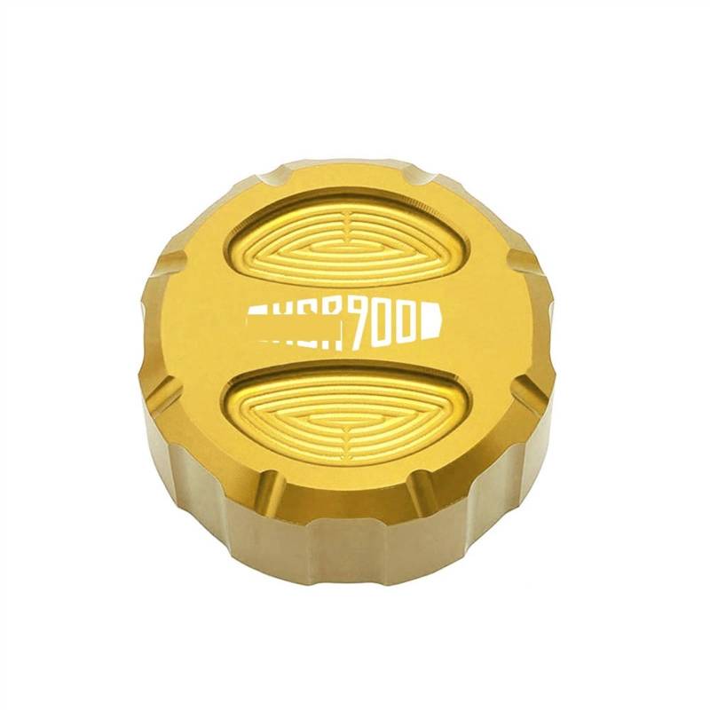 GKQRKVNM Kompatibel Mit XSR900 2015 2016 2017 2018 2019 2020 Motorrad Vorne Hinten Bremsflüssigkeitsbehälter Tank Öldeckel Abdeckung(C Gold) von GKQRKVNM