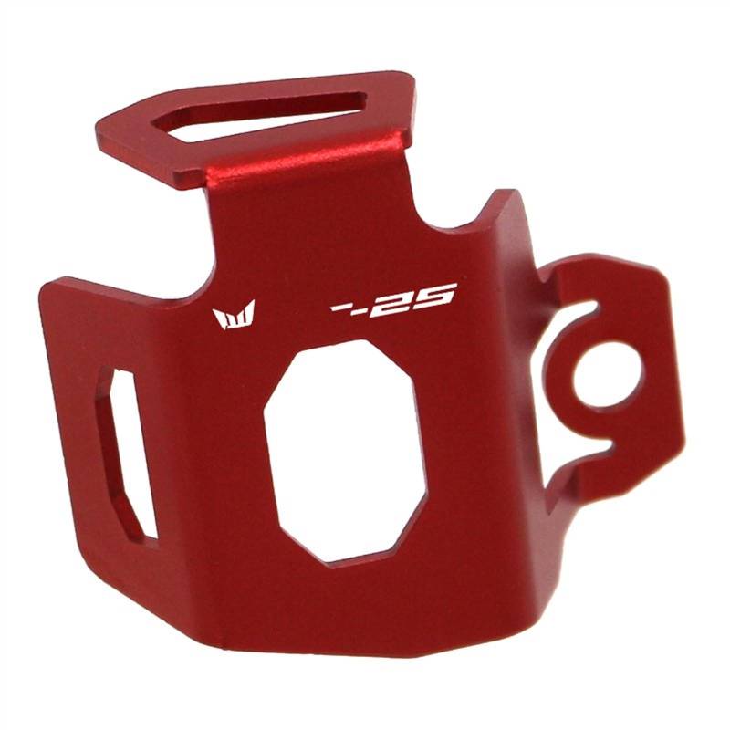 GKQRKVNM Kompatibel Mit YZF-25 Für YZF25 Motorrad-Hinterradbremsflüssigkeitsbehälterschutz Ölbecherabdeckung Schutzzubehör(Red) von GKQRKVNM