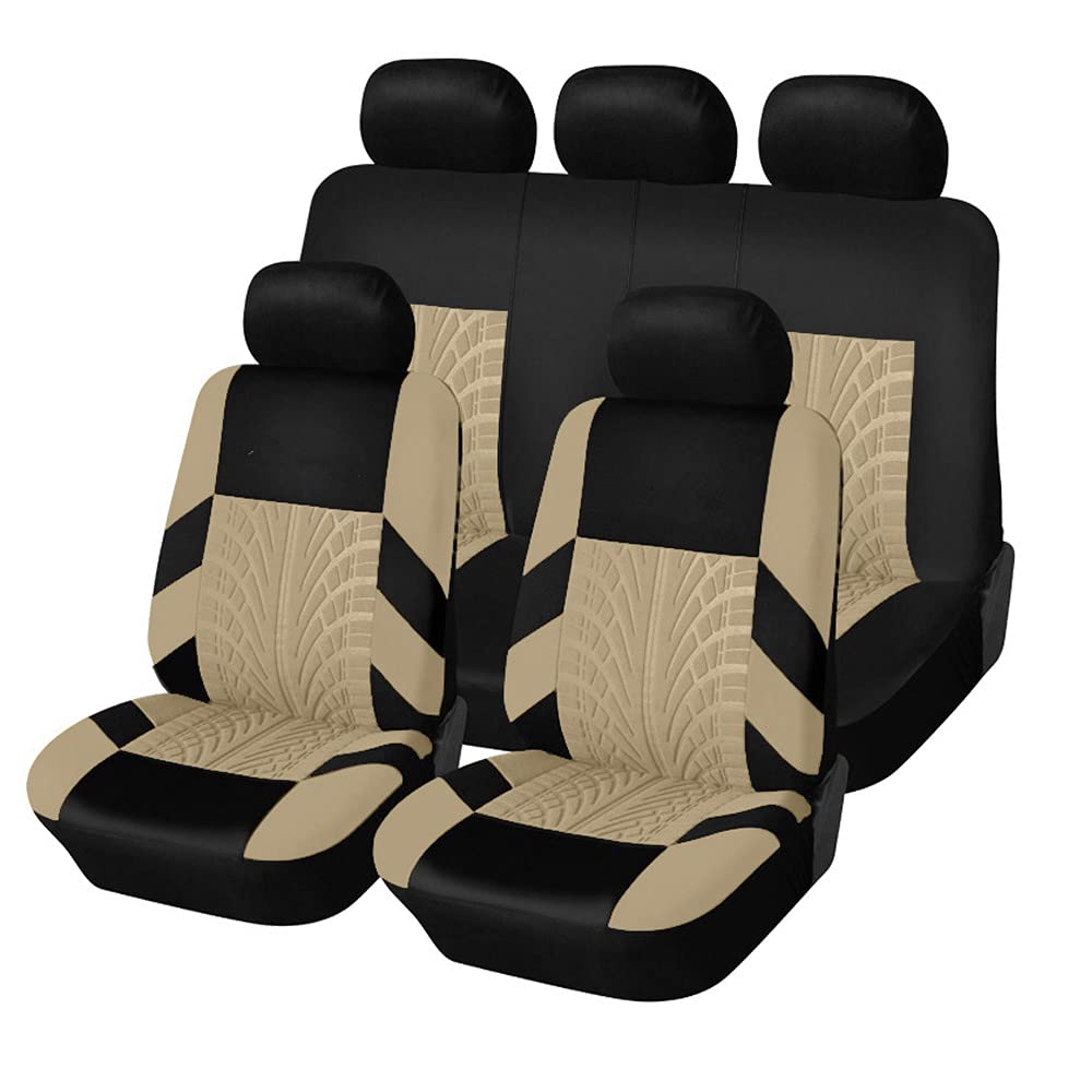 GKXTLTONG Auto Sitzbezügesets für Opel Meriva A 2003-2010, Allwetter Stoff Autositzschoner Atmungsaktiv Verschleißfestes Sitzbezug Zubehör,A/Beige-A/5-seats Full Set GKXTLTONG Auto Sitzbezügesets für Opel Meriva A 2003-2010, Allwetter Stoff Autositzschoner Atmungsaktiv Verschleißfestes Sitzbezug Zubehör,A/Beige-A/5-seats Full Set von GKXTLTONG