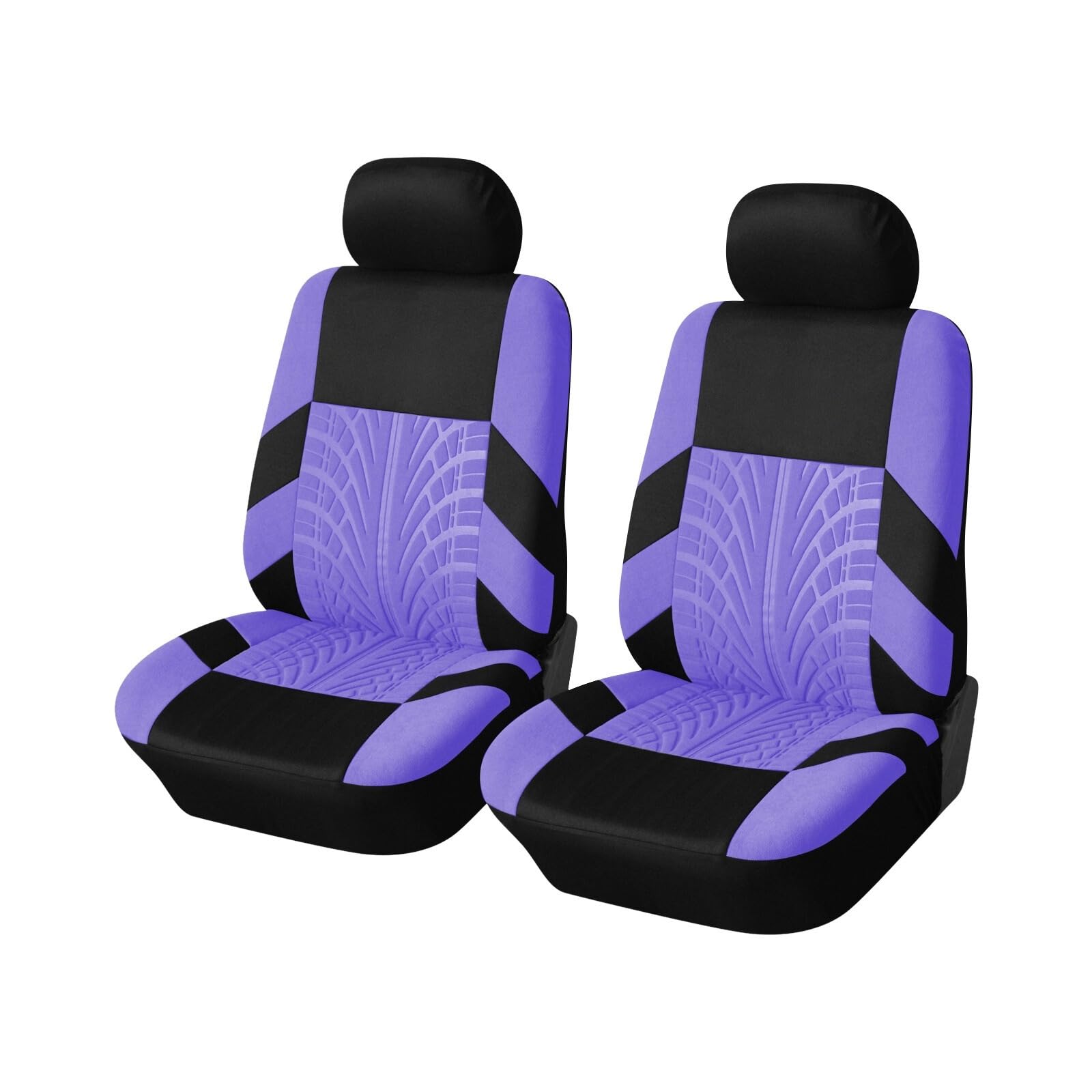 GKXTLTONG Auto Sitzbezügesets für Toyota RAV4 Hybrid (seit 2016) 2016-2018, Allwetter Stoff Autositzschoner Atmungsaktiv Verschleißfestes Sitzbezug Zubehör,A/Purple-A/Front 2 Seats von GKXTLTONG
