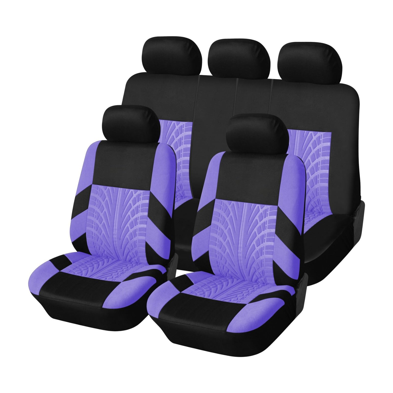 GKXTLTONG Auto Sitzbezügesets für Volvo V60 Cross Country (seit 2022), Allwetter Stoff Autositzschoner Atmungsaktiv Verschleißfestes Sitzbezug Zubehör,A/Purple-A/5-seats Full Set von GKXTLTONG