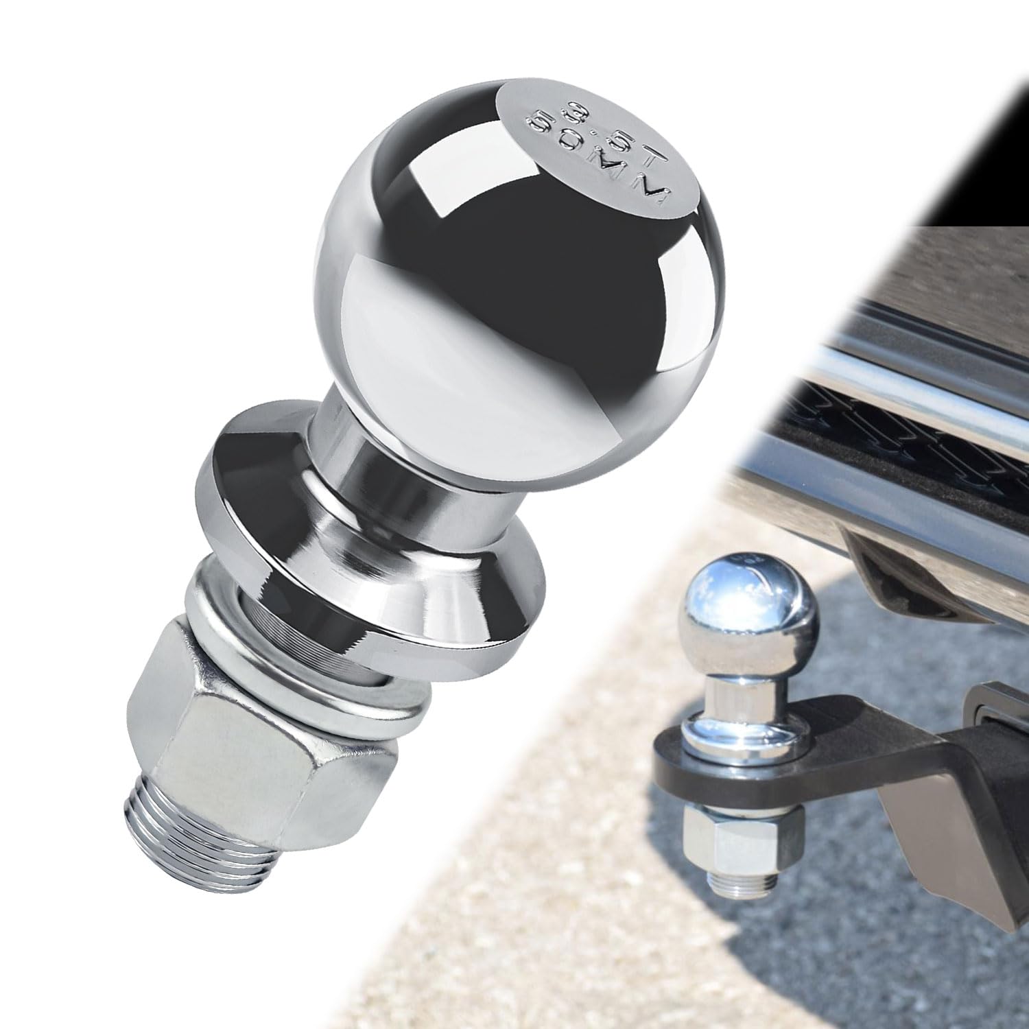 Anhängerkupplungskugel Kugelkopf Ackerschiene Kupplungskugel Anhängerkupplung Kugelkopfbolzen Gerade Ackerschiene Anhängerkupplung für Rasentraktor Traktoren, Wohnmobil, ATV, Silber Anhängerkupplungskugel Kugelkopf Ackerschiene Kupplungskugel Anhängerkupplung Kugelkopfbolzen Gerade Ackerschiene Anhängerkupplung für Rasentraktor Traktoren, Wohnmobil, ATV, Silber von GKZB