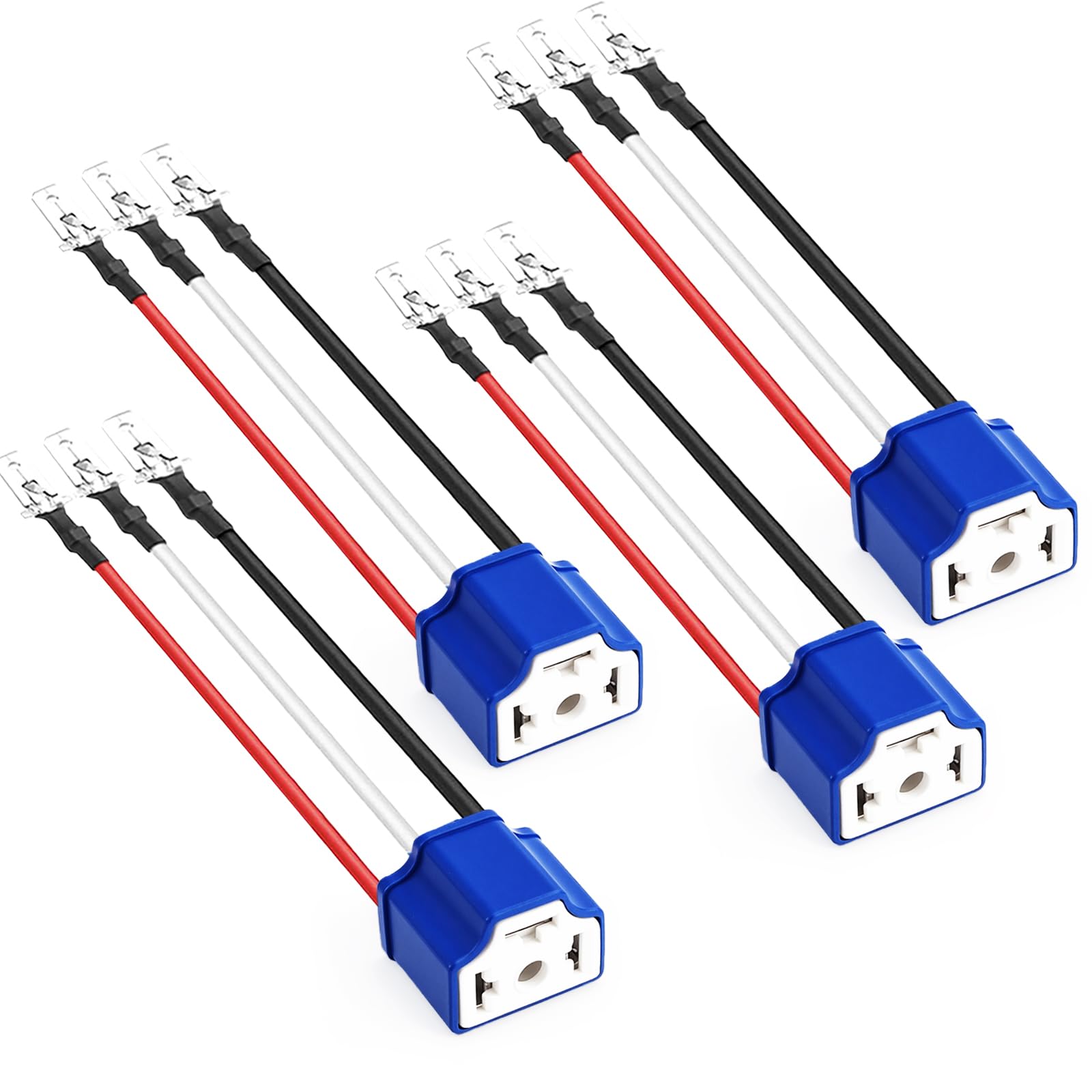 Keramik H4 Sockel H4 Scheinwerferstecker Stecker Keramik 4stk 3 Pin Adapter Scheinwerferstecker für Nachrüstung Auto Nebelscheinwerfer Boot LKW Marine Scheinwerfer Keramik H4 Sockel H4 Scheinwerferstecker Stecker Keramik 4stk 3 Pin Adapter Scheinwerferstecker für Nachrüstung Auto Nebelscheinwerfer Boot LKW Marine Scheinwerfer von GKZB