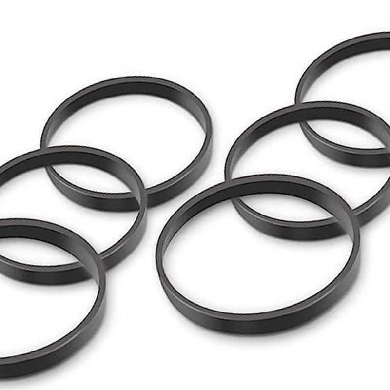 GKmow 6 Stück Ansaugkrümmer-Gummidichtung, ersetzt #11617547242 für BMW N52 N54 E60 E70 E90 E92-128i 135i 325xi 328i 328xi 330i 335i 525xi 528i 528i 528i 30i 53 5xi 640i M5 M6 X1 X3 X5 X6 Z4 (Schwarz) von GKmow