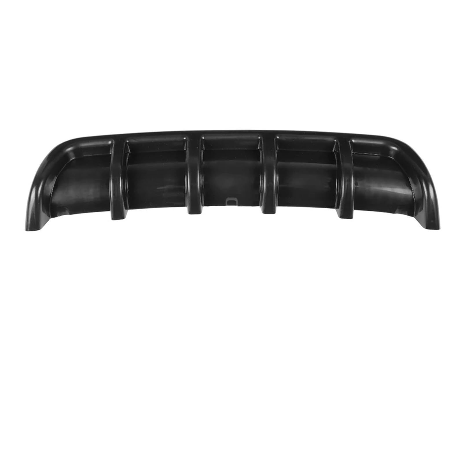 GLBSNMAP Auto Heckstoßstange Haifischflosse Spoiler Lippenschutz Diffusor Deflektor Stoßstange Chassis Spoiler for Die Meisten Autos(Bright Black) von GLBSNMAP