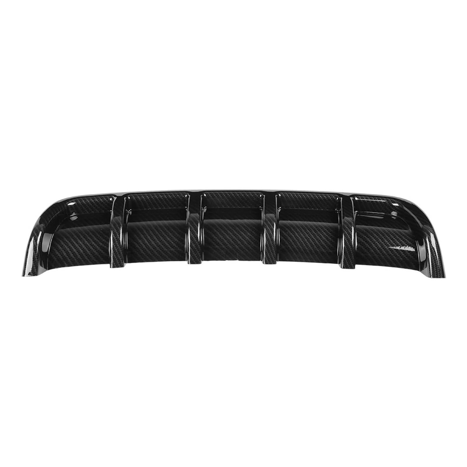 GLBSNMAP Auto Heckstoßstange Haifischflosse Spoiler Lippenschutz Diffusor Deflektor Stoßstange Chassis Spoiler for Die Meisten Autos(Carbon Fiber) von GLBSNMAP