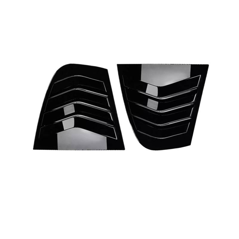 GLBSNMAP Auto Hinten Fenster Seite Vent Shutter Jalousie Abdeckung Trim Kompatibel for BMW 3 Serie E90 Limousine 2005-2013(Glossy Black) von GLBSNMAP