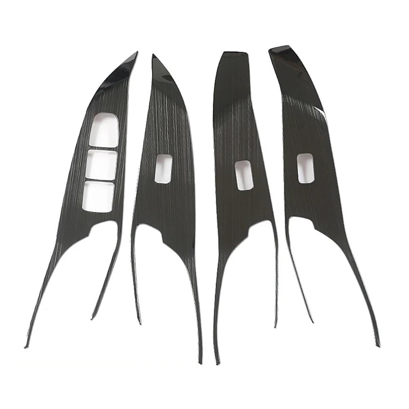 GLBSNMAP Autofensterglas-Lift-Taste Dekoration Schalter Panel Cover Trim Aufkleber Kompatibel for Haval H6 3. Generation 2021-2023 DHT-PHEV(Black) von GLBSNMAP