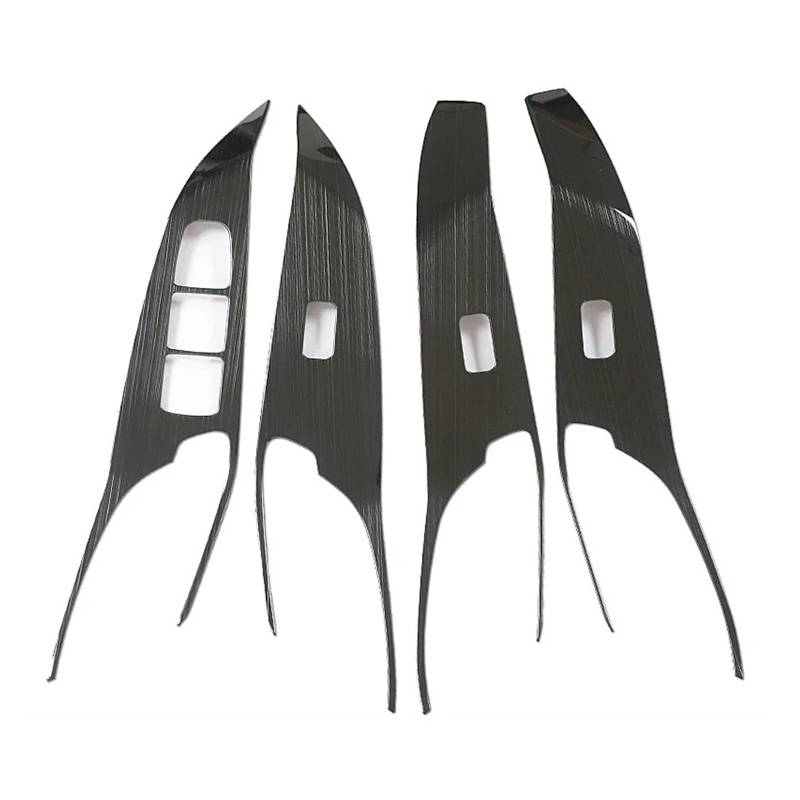 GLBSNMAP Autofensterglas-Lift-Taste Dekoration Schalter Panel Cover Trim Aufkleber Kompatibel for Haval H6 3. Generation 2021-2023 DHT-PHEV(Black) von GLBSNMAP