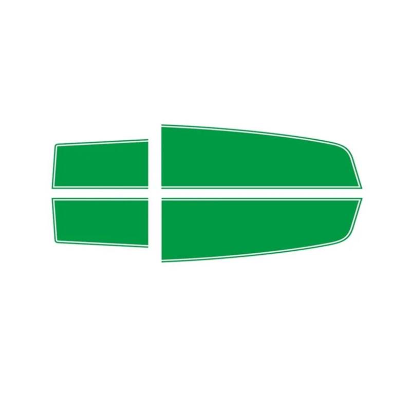 GLBSNMAP Autohauben-Heck-Racing-Styling-Sport-Streifen-Dekorationsaufkleber Kompatibel for Camaro RS LS SS LT Autozubehör DIY-Aufkleber(Green) von GLBSNMAP