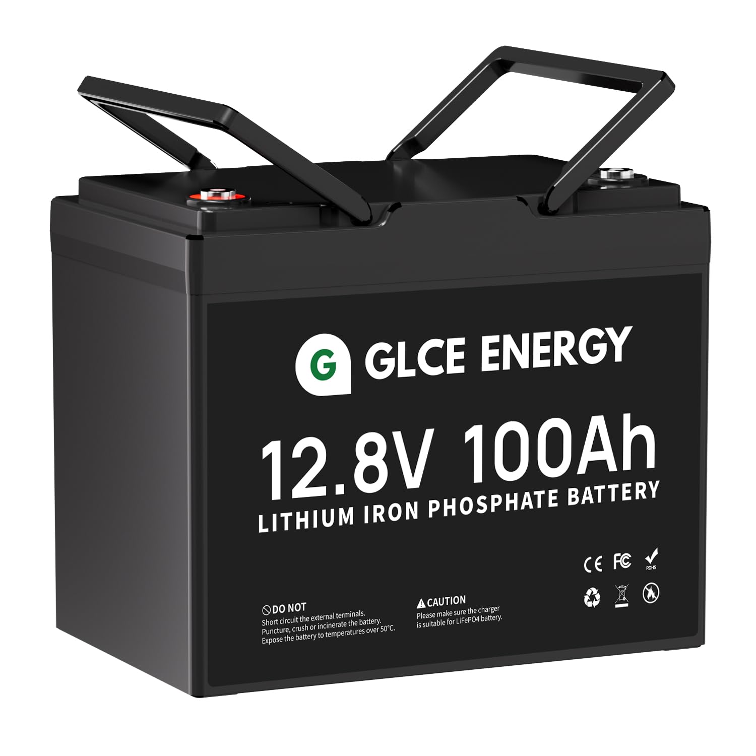 GLCE ENERGY 12V 100Ah LiFePO4 Lithiumbatterie, integriertes Smart BMS, 1280 Wh Lithiumbatterie, Deep Cycle-Batterie für Trolling-Motor, Wohnmobil, Boote, Solaranlage und Off-Grid usw. GLCE ENERGY 12V 100Ah LiFePO4 Lithiumbatterie, integriertes Smart BMS, 1280 Wh Lithiumbatterie, Deep Cycle-Batterie für Trolling-Motor, Wohnmobil, Boote, Solaranlage und Off-Grid usw. von GLCE ENERGY