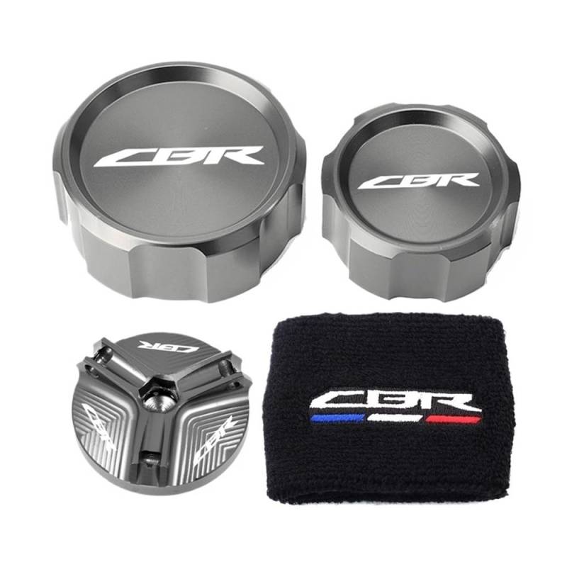 Bremse Öl Flüssigkeit Reservoir Cap Für CBR1000RR CBR 1000RR 1000 RR 2005-2015 2016 2017 2018 Öl Füllstoff Kappe Master Zylinder Brems Flüssigkeit Reservoir Abdeckung Socke von GLCYBDI