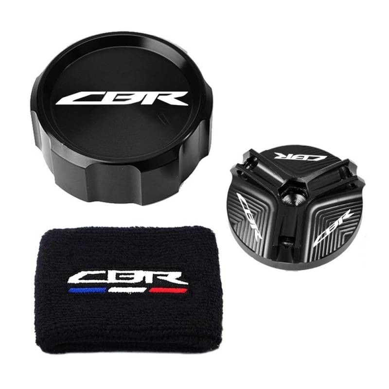 Bremse Öl Flüssigkeit Reservoir Cap Für CBR600RR CBR1000RR CBR 600 1000 RR 2004-2021 2022 2023 2024 Vorne Brems Flüssigkeit Reservoir Kappe Abdeckung Socke Öl Füllstoff Kappe von GLCYBDI