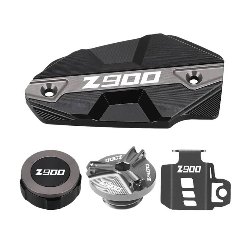 Bremse Öl Flüssigkeit Reservoir Cap Für ER6N Ve&rsys650 Vu&lcans 650 Z900 Z650 Z800 2015-2024 Motorrad CNC Vorderradbremsflüssigkeitsbehälter Abdeckung Öleinfülldeckel von GLCYBDI