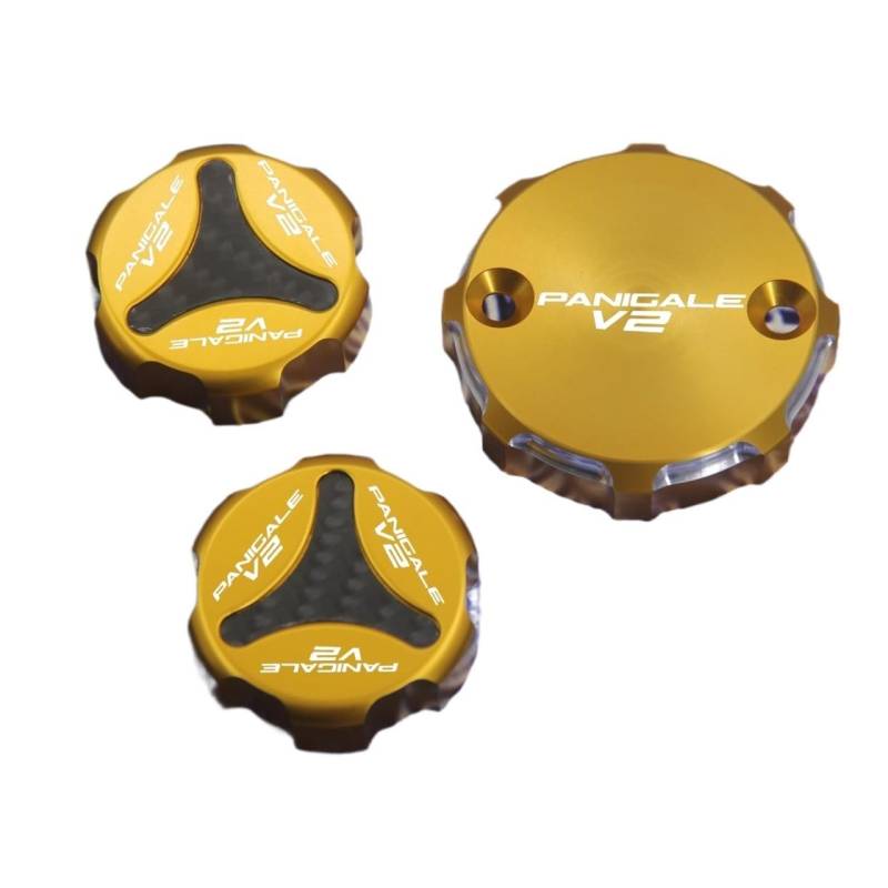 Bremse Öl Flüssigkeit Reservoir Cap Für Panigale V2 2020 2021 2022 Motorrad Zubehör Vorne Bremse Kupplung Hinten Brems Flüssigkeit Reservoir Abdeckung Kappe von GLCYBDI