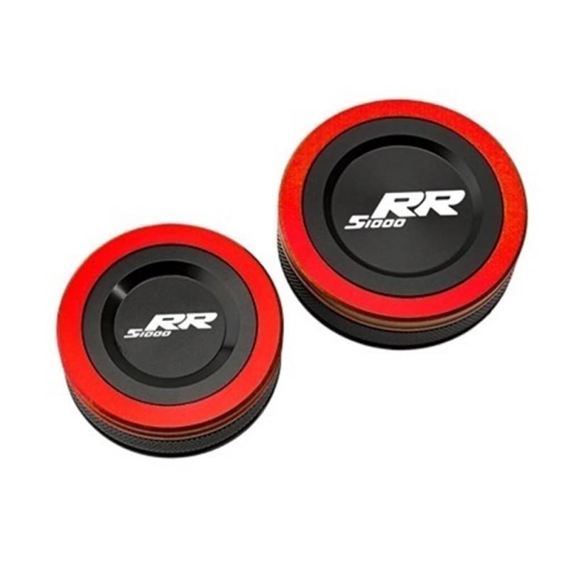 Bremse Öl Flüssigkeit Reservoir Cap Für S1000RR S 1000RR S1000 RR 2008-2023 2022 2021 2020 Motorrad Zubehör CNC Vorne Hinten Brems Flüssigkeit Reservoir Abdeckung von GLCYBDI