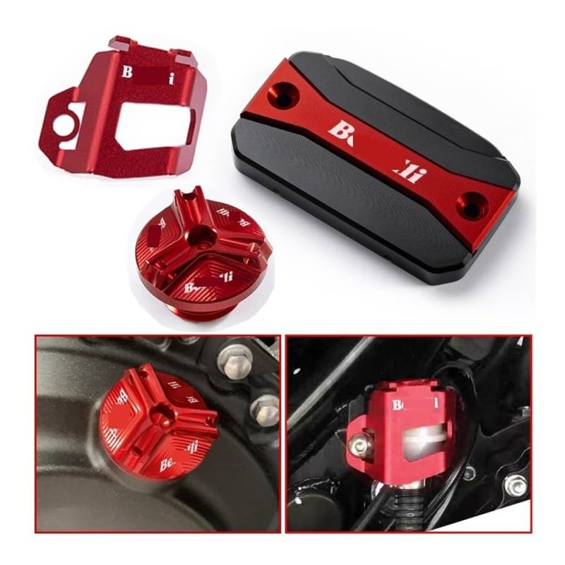 Bremse Öl Flüssigkeit Reservoir Cap Für TRK 502 502X Leoncino 500 TRK502 TRK502X Vorne Brems Flüssigkeit Kappe Füllstoff Kappe Hinten Brems Flüssigkeit Schutz Kappe von GLCYBDI