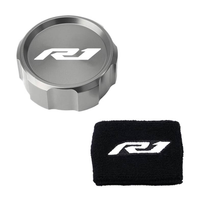 Bremse Öl Flüssigkeit Reservoir Cap Für YZFR1 YZFR1M YZF R1 R1M YZF-R1 2009-2020 2021 2022 2023 2024 Vorne Brems Flüssigkeit Reservoir Kappe Abdeckung Socke Öl Füllstoff Kappe von GLCYBDI