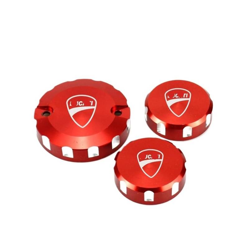 Bremse Öl Flüssigkeit Reservoir Cap Motorrad Vorne Hinten Brems Flüssigkeit Reservoir Abdeckung Öl Pumpe Master Zylinder Kappe Für Hypermotard 820 939 SP 2013-2018 von GLCYBDI