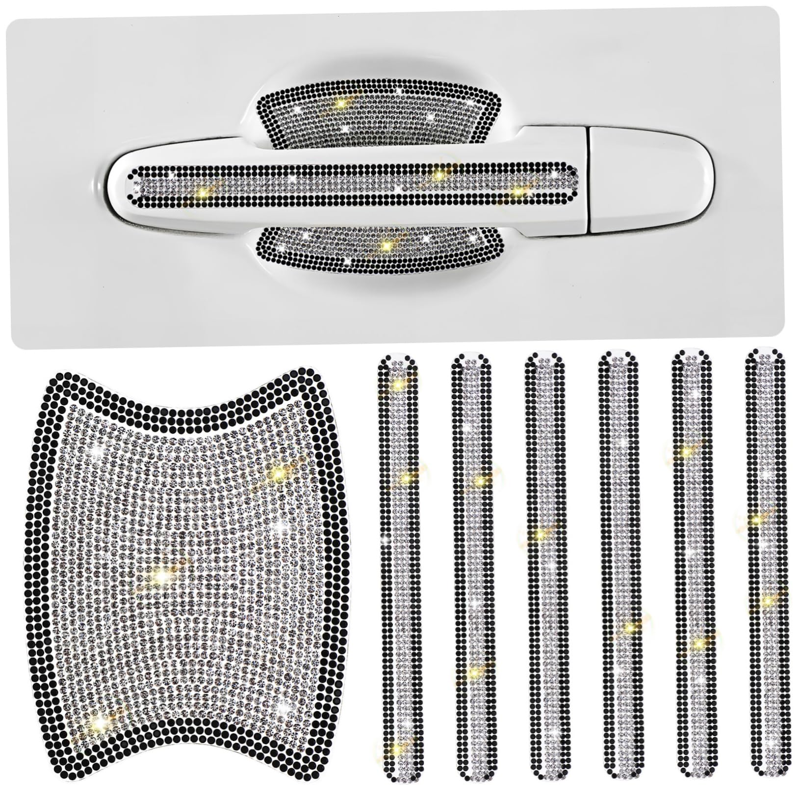 GLEAVI 1 Satz Kratzer-resistenter Türfleck Autozubehör Innenraum Türschnalle kratzen Innere Autogriffschutz Türschutz Türgriffschalenschutz für Autos Türgriff Beschützer PVC GLEAVI 1 Satz Kratzer-resistenter Türfleck Autozubehör Innenraum Türschnalle kratzen Innere Autogriffschutz Türschutz Türgriffschalenschutz für Autos Türgriff Beschützer PVC von GLEAVI