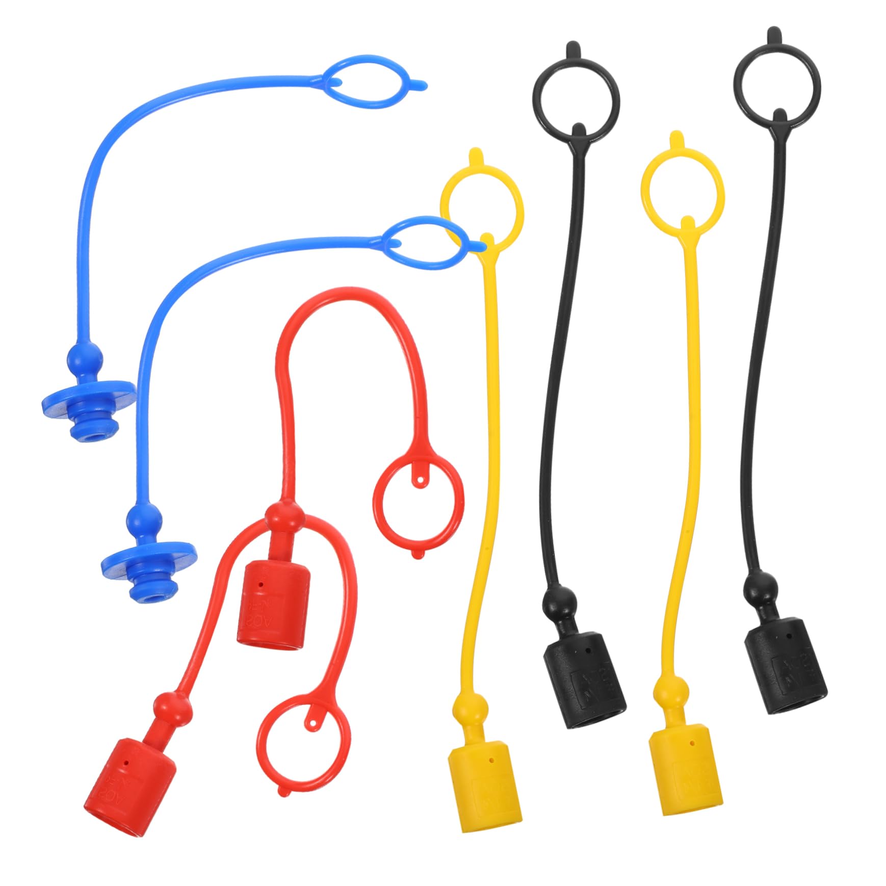 GLEAVI Hydraulische Adapterkappe 4 Sätze Schutzkappe Für Schnellverbinder Staubschutz Für Hydraulikschläuche Schild Staubschutz Aus Kunststoff Plastik Adapter Zubehör Abdecken von GLEAVI