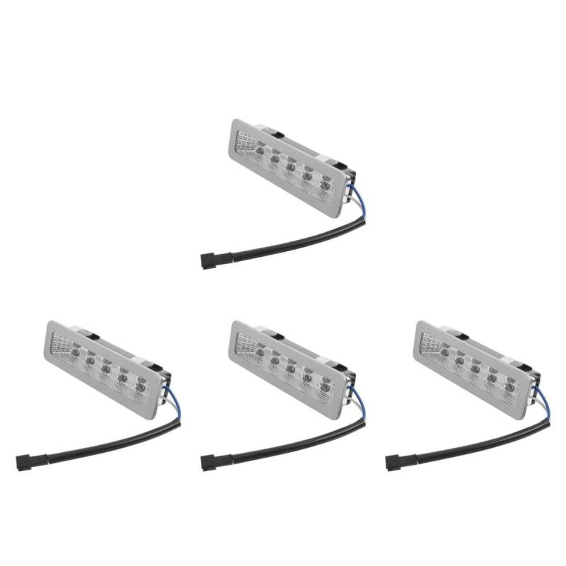 GLEAVI 4 Stück Dunstabzugshaubenlicht Dunstabzug LED Lampe Dunstabzugshaube Ersatzteile LED Leuchtmittel für Dunstabzug über dem Herdlicht LED-Küchenherdleuchte o Licht gefrorenes Glas von GLEAVI