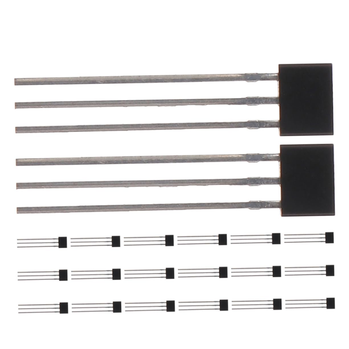 GLEAVI 40 Stück Hall Effekt Sensor Geschwindigkeitssensor Magnetische Objektdetektoren Linearer Hall Sensor Hall Magnet Näherungssensor Magnetsensor Hall Magnetischer von GLEAVI