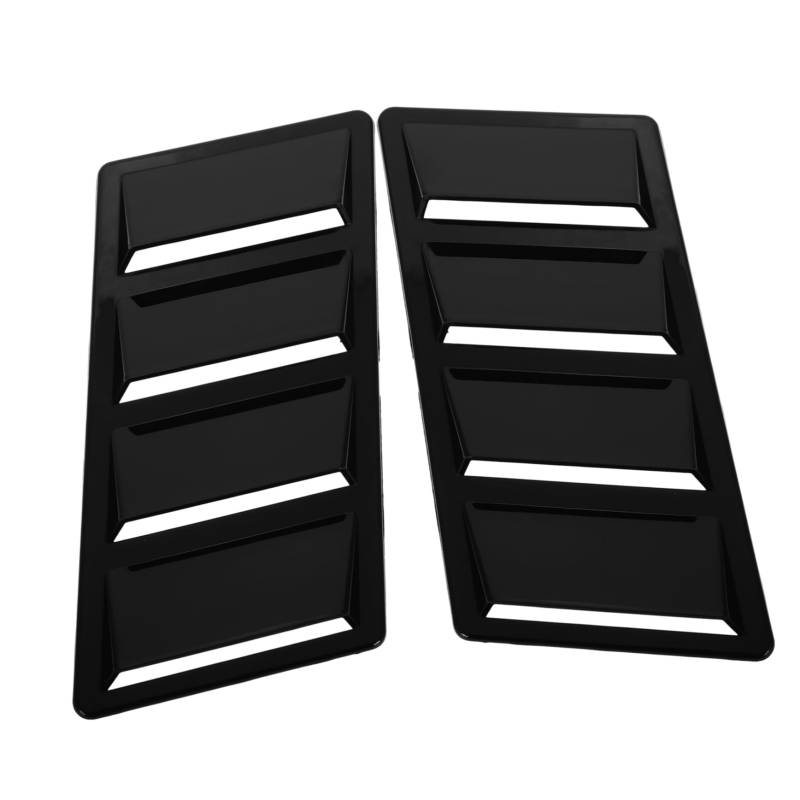 GLEAVI Abs Universal Auto Motorhaube Verkleidung Abdeckung Trim für Fahrzeug Schwarz Paar von GLEAVI