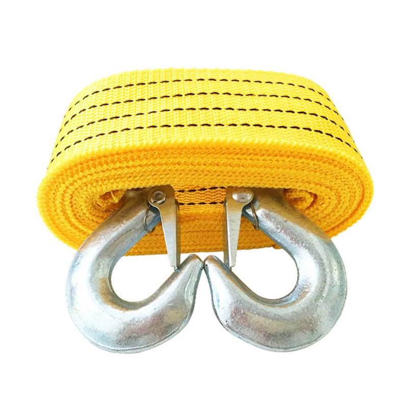 GLEAVI Autowindenseil-Set Robustes Nylon-abschleppseil 2-teiliges Autoanhänger-zubehör Mit Sicheren Haken Für Fahrzeuge von GLEAVI