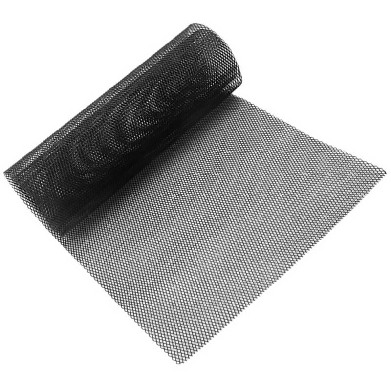 GLEAVI Aluminiumlegierung Gittereinsätze Im Frontgrill Kühlergrilleinsatz Für Fahrzeuge Vorderes Grillgitter Auto Kühlergrill Netz Grillgitter Automobil Black von GLEAVI