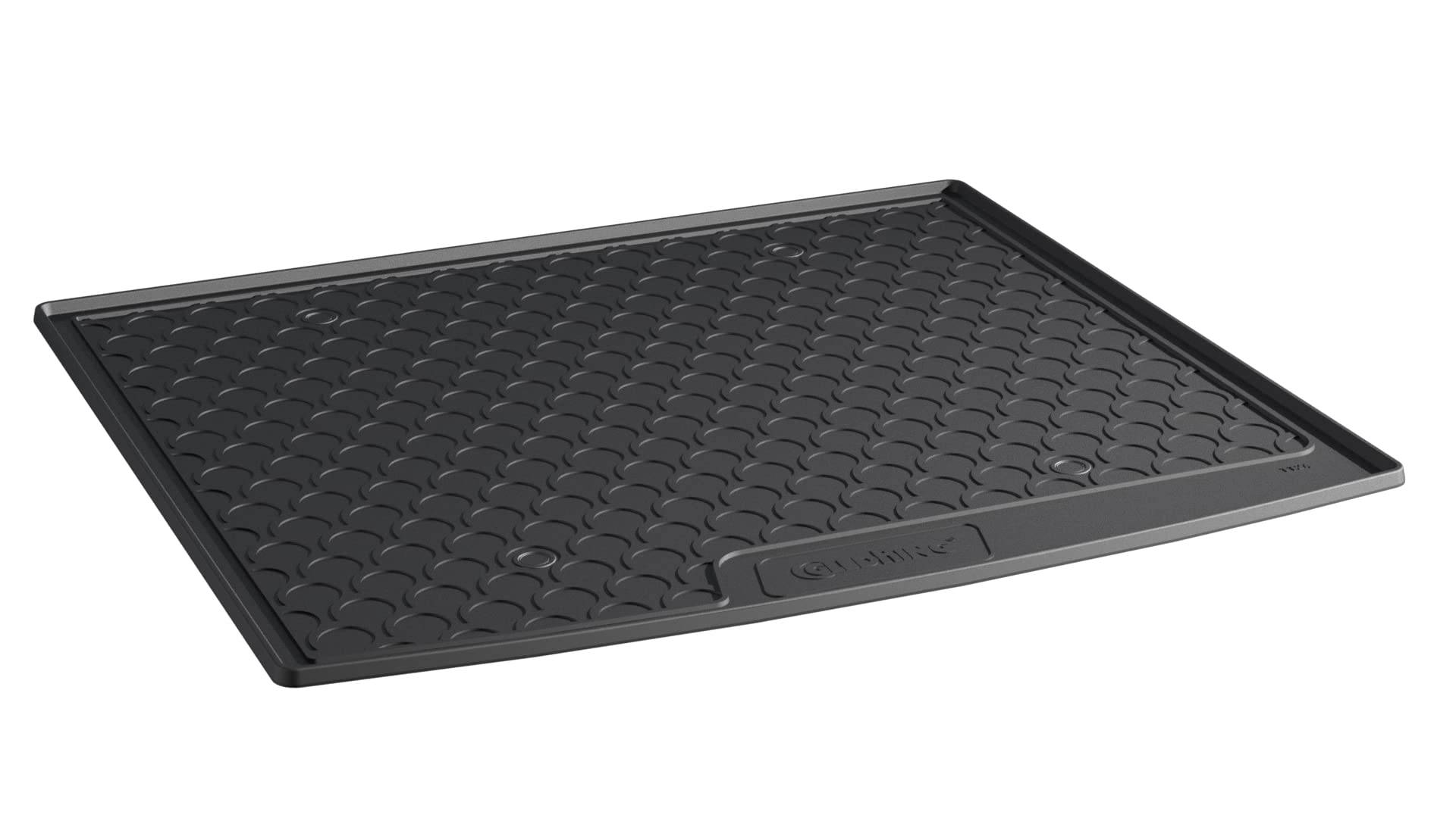 Gledring Rubbasol (Gummi) Kofferraumwanne kompatibel mit Audi Q3 Sportback (F3N) 2019- (Höhe variabele Ladeboden), Schwarz von GLEDRING