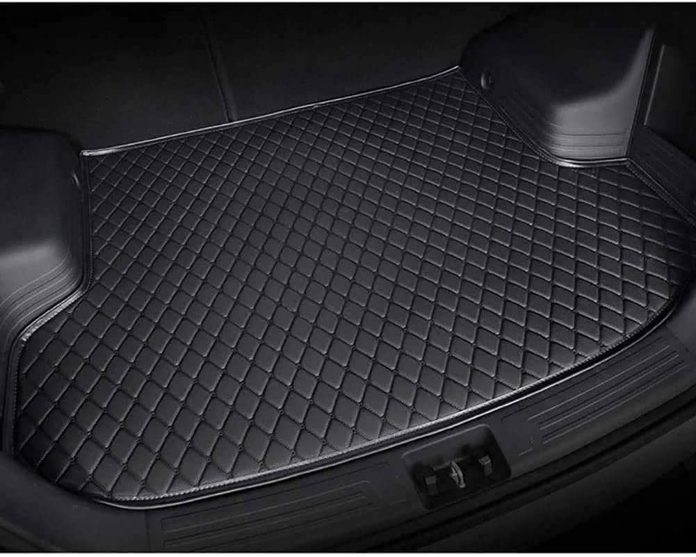 Auto Kofferraumwanne Kofferraummatten für Maserati Grecale 2022-2023, rutschfest/Kratzfestem/Wasserdicht Schutzmatte,A/Balck von GLEZY