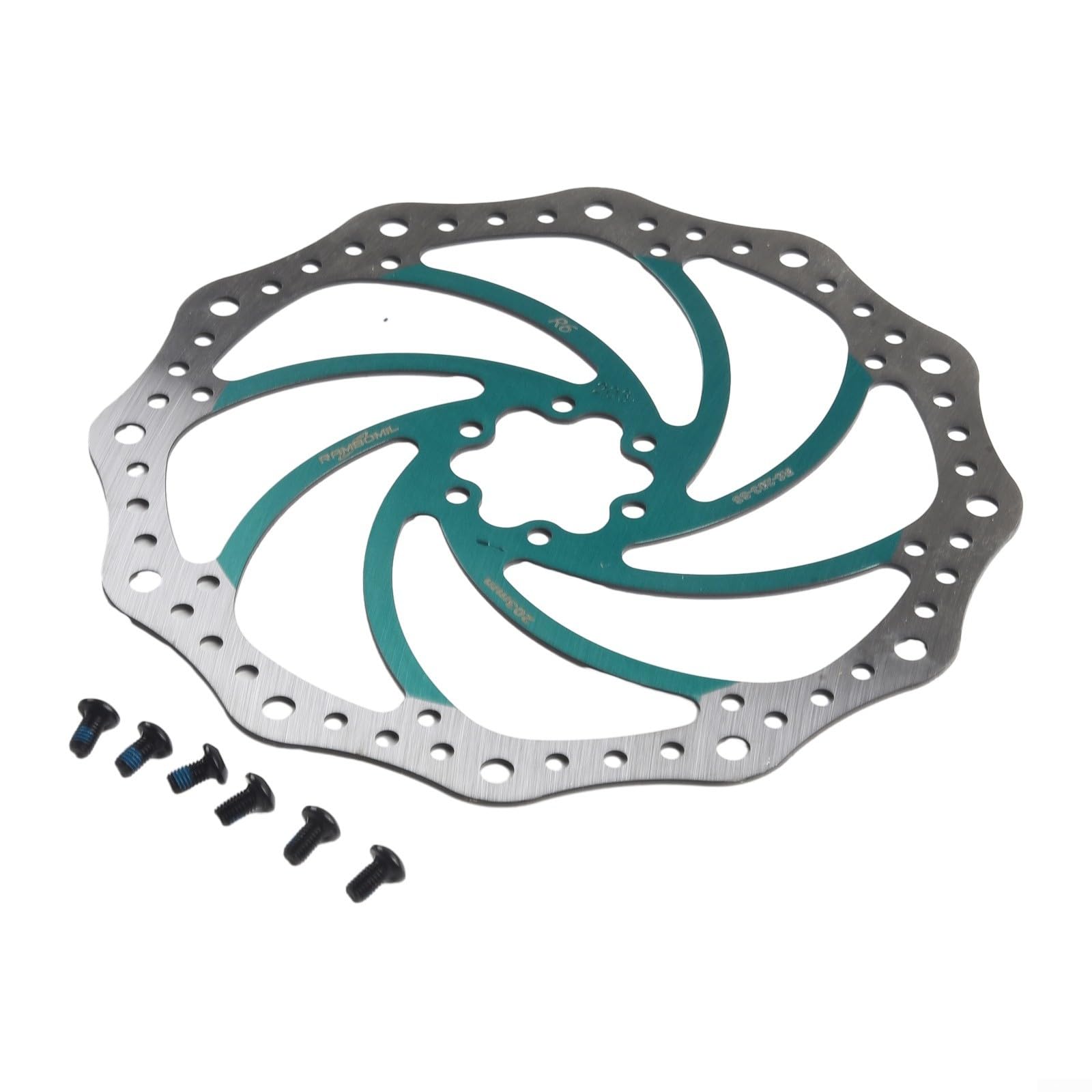GLFLOW 160 Scheibenbremse für Rotor, innovatives Hohlkanten-Design, schwimmende Bremsen für Rotorräder, passend für Standardgröße von 203 mm, 6-Bolzen Wärmeableitung, Edelstahl für lange Distanz (grün GLFLOW 160 Scheibenbremse für Rotor, innovatives Hohlkanten-Design, schwimmende Bremsen für Rotorräder, passend für Standardgröße von 203 mm, 6-Bolzen Wärmeableitung, Edelstahl für lange Distanz (grün von GLFLOW