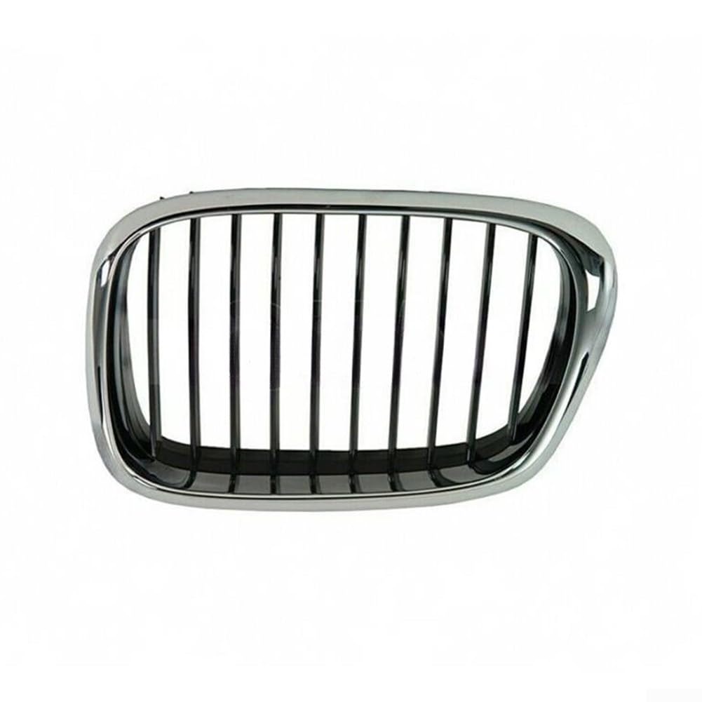 GLFLOW Kühlergrill vorne für BMW E39 Frontgrill Nieren Chrom Schwarz 1997-2003 525I 528I 540I M5 OEM 51137005837 51137005838 (rechts) von GLFLOW