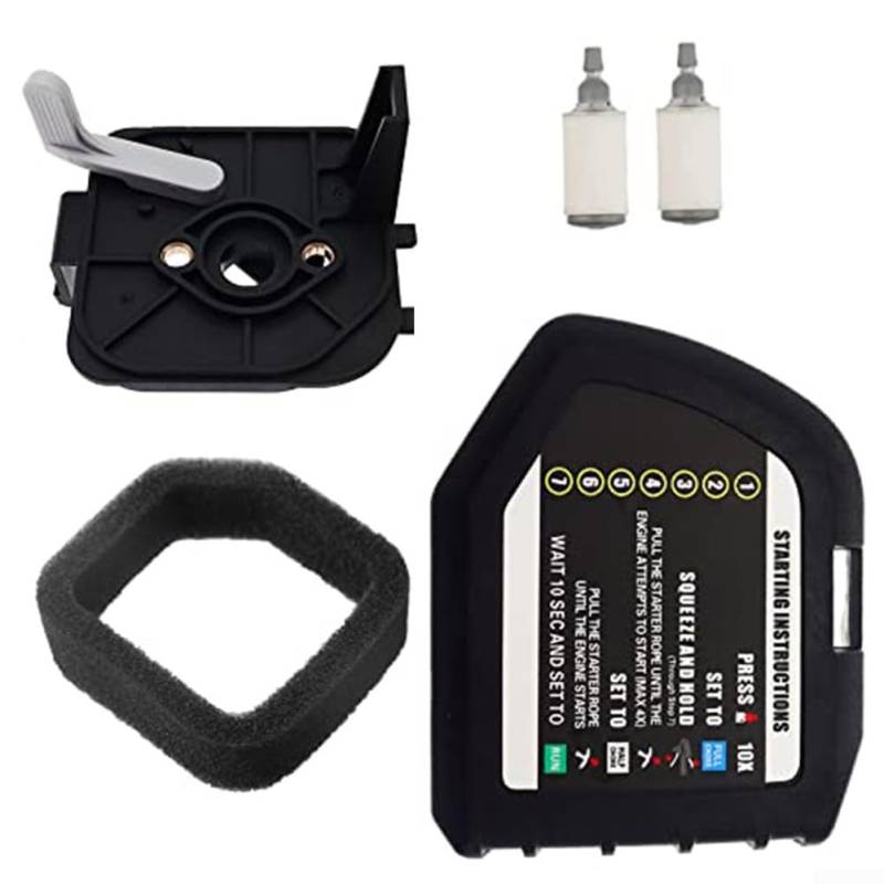 GLFLOW Luftfilter-Set für Freischneider, Ersatz-Luftfilter und Abdeckung für Rasentrimmer – passend für RY251PH RY253SS RY252CS RY254BC 308649003 von GLFLOW