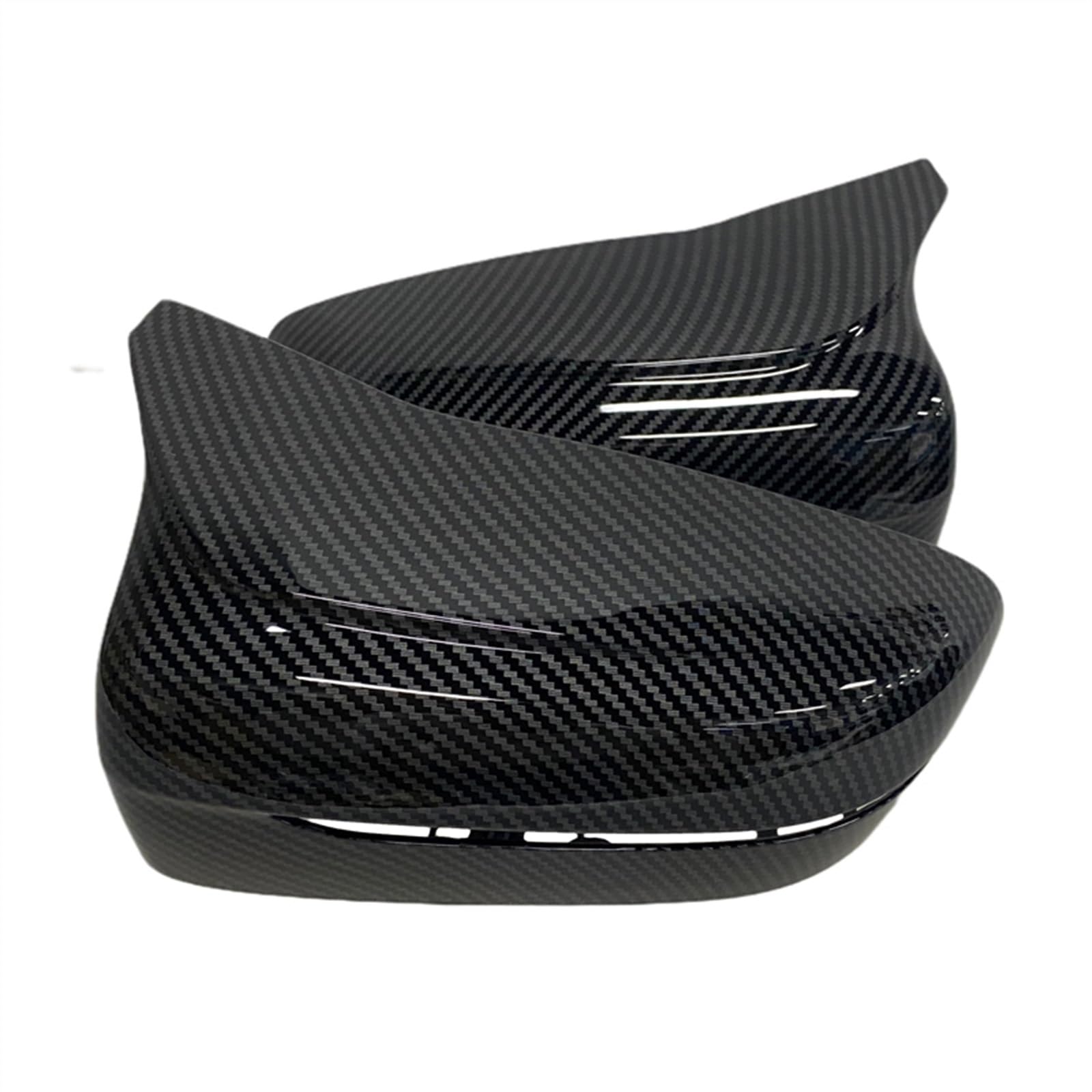 Auto Spiegelabdeckungen Kompatibel Mit 3er G20 Für 8er G14 G15 G16 2019 2020 Spiegelkappe Ersatz Außentür Rückspiegel Schutzkappe(Carbon Fiber Pattern) von GLILAR