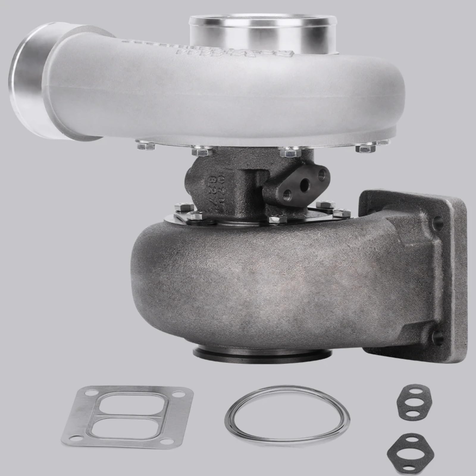 Autoteile 600+HP Turbolader GT45 T4 Turbine .66 A/R Com 1,05 A/R Für V-Band 8psi Universal Turbo Turbolader Turbine Turbo Compressore von GLILAR