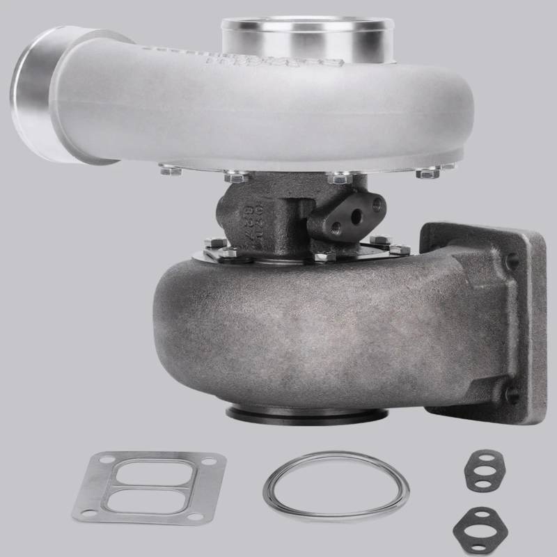 Autoteile 600+HP Turbolader GT45 T4 Turbine .66 A/R Com 1,05 A/R Für V-Band 8psi Universal Turbo Turbolader Turbine Turbo Compressore von GLILAR