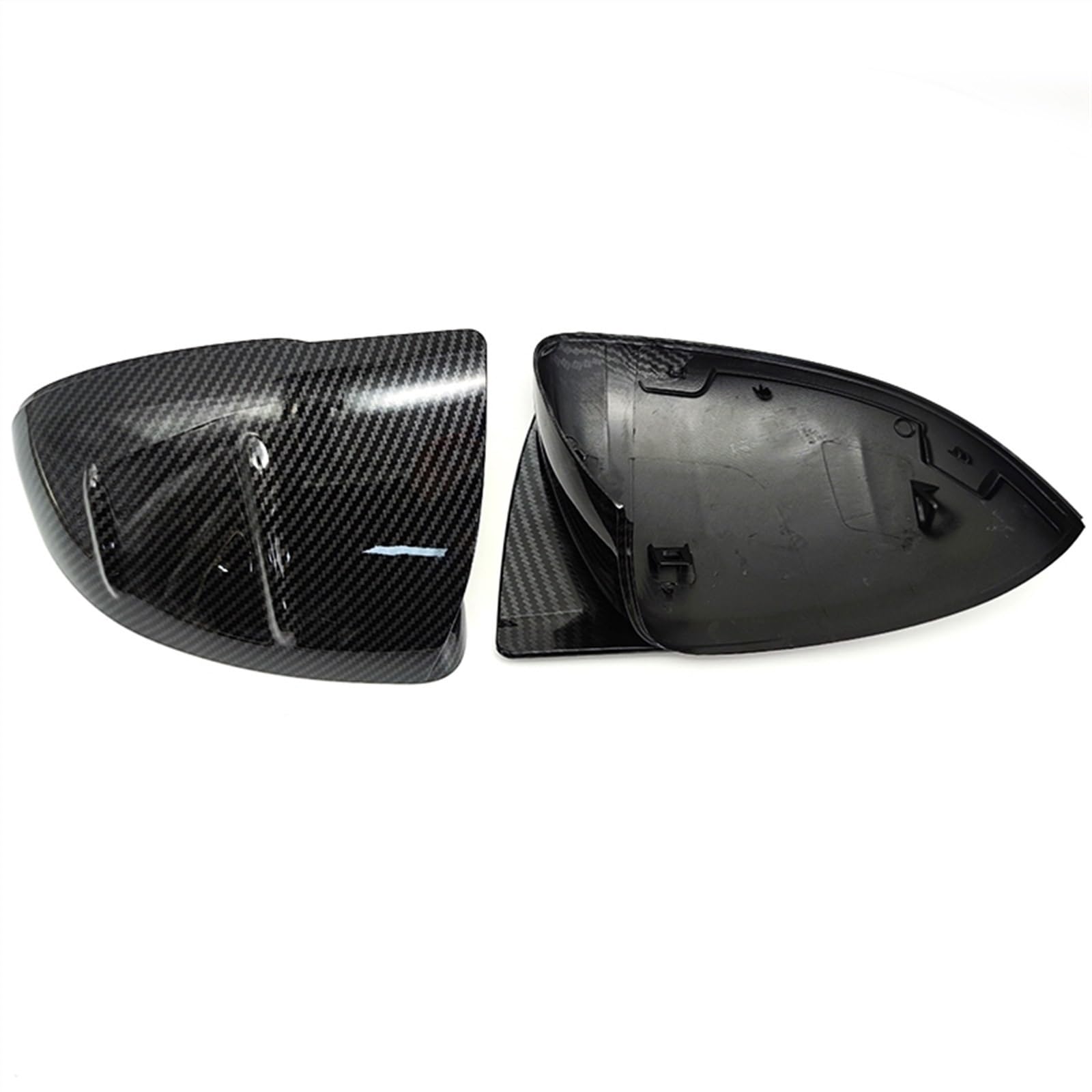 GLILAR Auto Spiegelabdeckungen Kompatibel Mit Benz Für C-Klasse W206 X206 C200 C220 C260 C300 2021. Auto-Rückspiegelgehäuse, Spiegelschale, Verkleidung, Türspiegel-Abdeckkappen(Carbon Fiber Look) von GLILAR