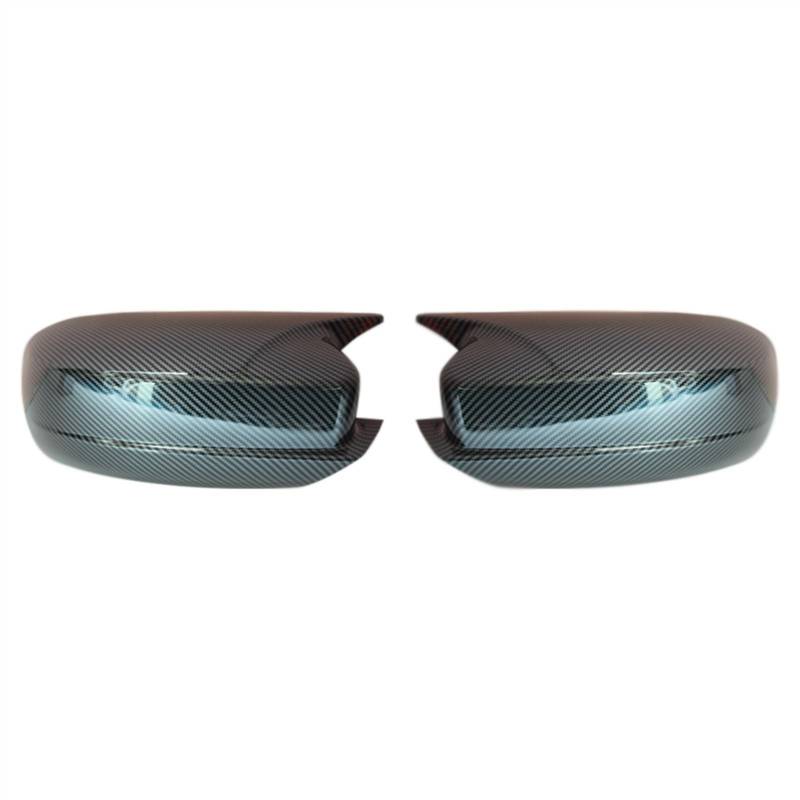 GLILAR Auto Spiegelabdeckungen Kompatibel Mit Dodge Für Charger SRT 2011 2012 2013 2014 2015 2016 2017 2018 2019 2020 Rückspiegelabdeckung Seitenspiegelgehäuse-Abdeckkappe(Carbon Look) von GLILAR