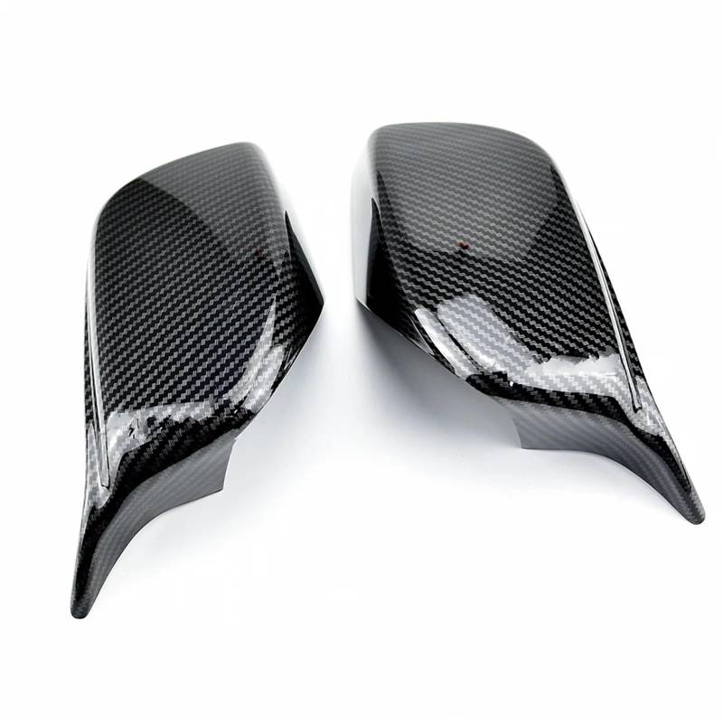 GLILAR Auto Spiegelabdeckungen Kompatibel Mit Für E60 E61 E63 E64 520i 525i 528i 528xi 530i 2003 2004 2005 2006 2007 2008 Rückspiegel-Abdeckkappen Spiegelgehäuse(Carbon Fiber) von GLILAR