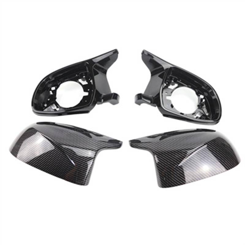 GLILAR Auto Spiegelabdeckungen Kompatibel Mit Für Ix3 G08 2022, Außentür-Rückspiegel-Schutzkappe, Auto-Rückspiegelgehäuse, Flügelspiegelschale, Zierkappe(Carbon Fiber Look) von GLILAR