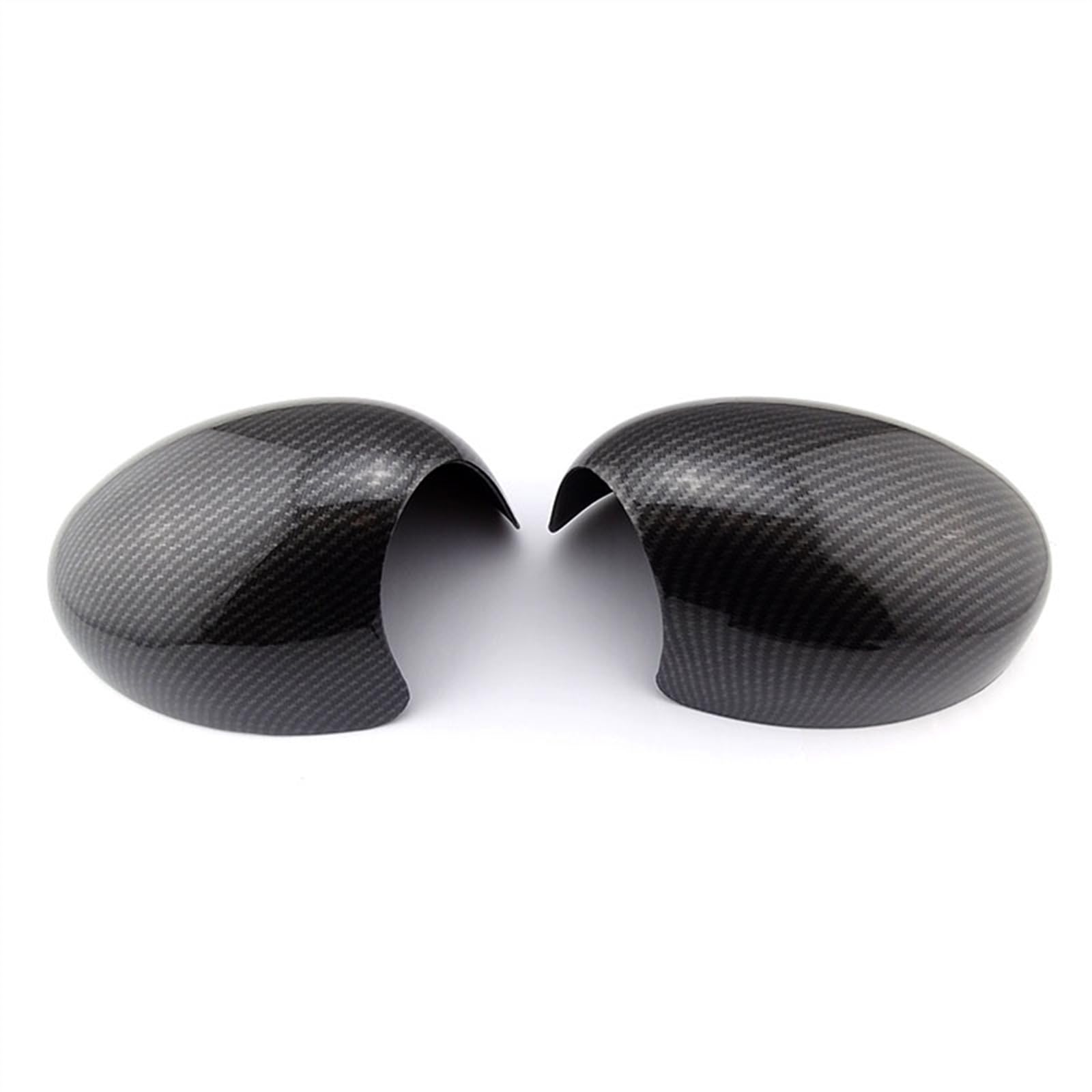 GLILAR Auto Spiegelabdeckungen Kompatibel Mit Für Mini R56 R56s Für R60 R60s 2006 2007 2008 2009 2010 2011 2012 Rückspiegel Seitenspiegelgehäuse Autospiegelabdeckung(Carbon Fiber) von GLILAR