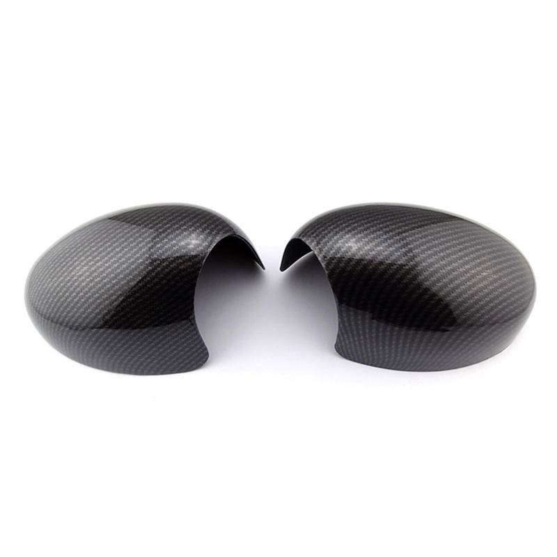 GLILAR Auto Spiegelabdeckungen Kompatibel Mit Für Mini R56 R56s Für R60 R60s 2006 2007 2008 2009 2010 2011 2012 Rückspiegel Seitenspiegelgehäuse Autospiegelabdeckung(Carbon Fiber) von GLILAR