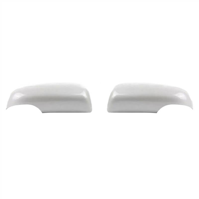 GLILAR Auto Spiegelabdeckungen Kompatibel Mit Koleos 2012 2013 2014 2015 2016 Außentür-Rückspiegel-Schutzkappe Auto-Rückspiegelgehäuse Außenspiegelschale(White,A Pair) von GLILAR